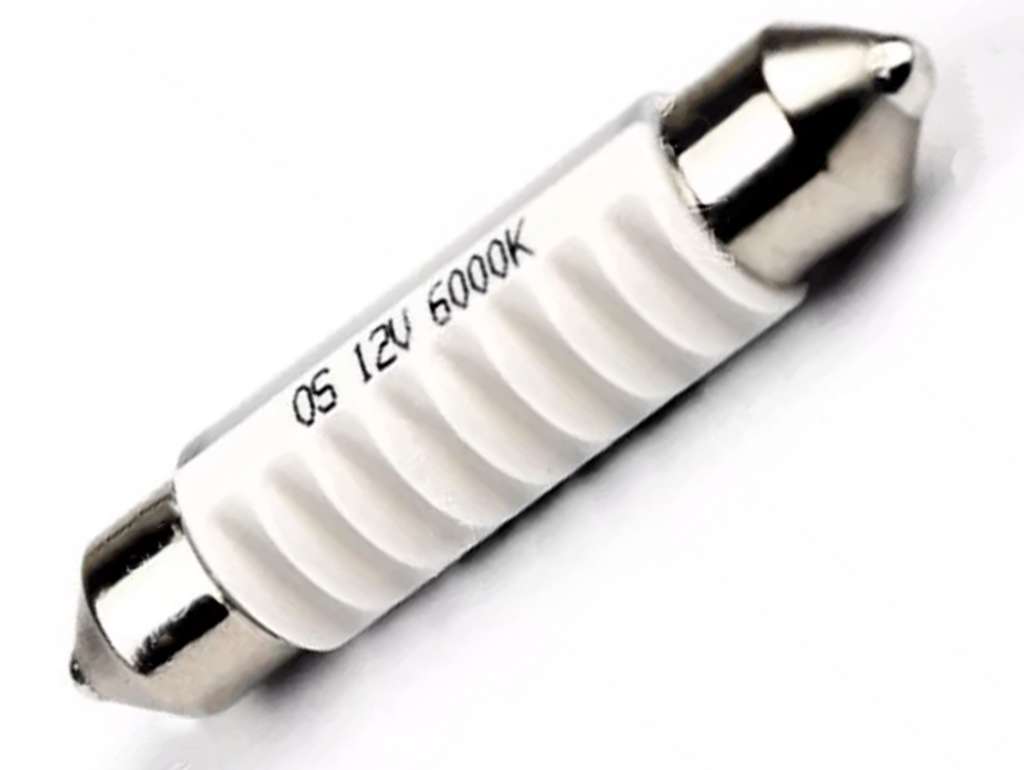 LAMPARA LED 12V. 5W 41MM TUBULAR JGO