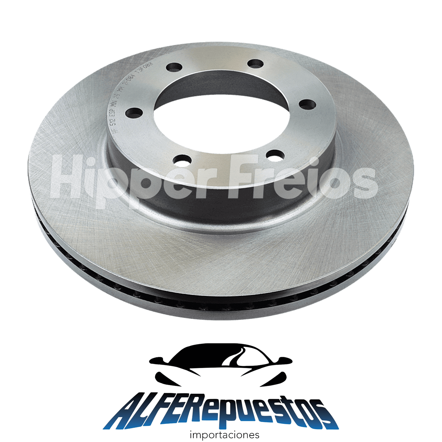 DISCO FRENO VENTILADO TOYOTA HILUX 05/.. 319MM