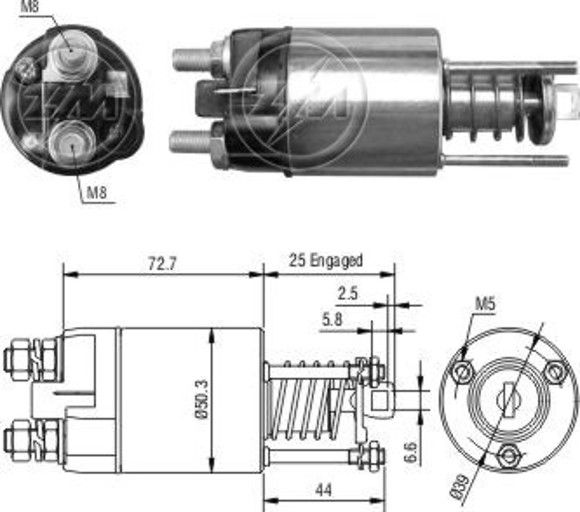 AUTOMATICO ARRANQUE FIAT VARIOS 124/128 C/MARELLI