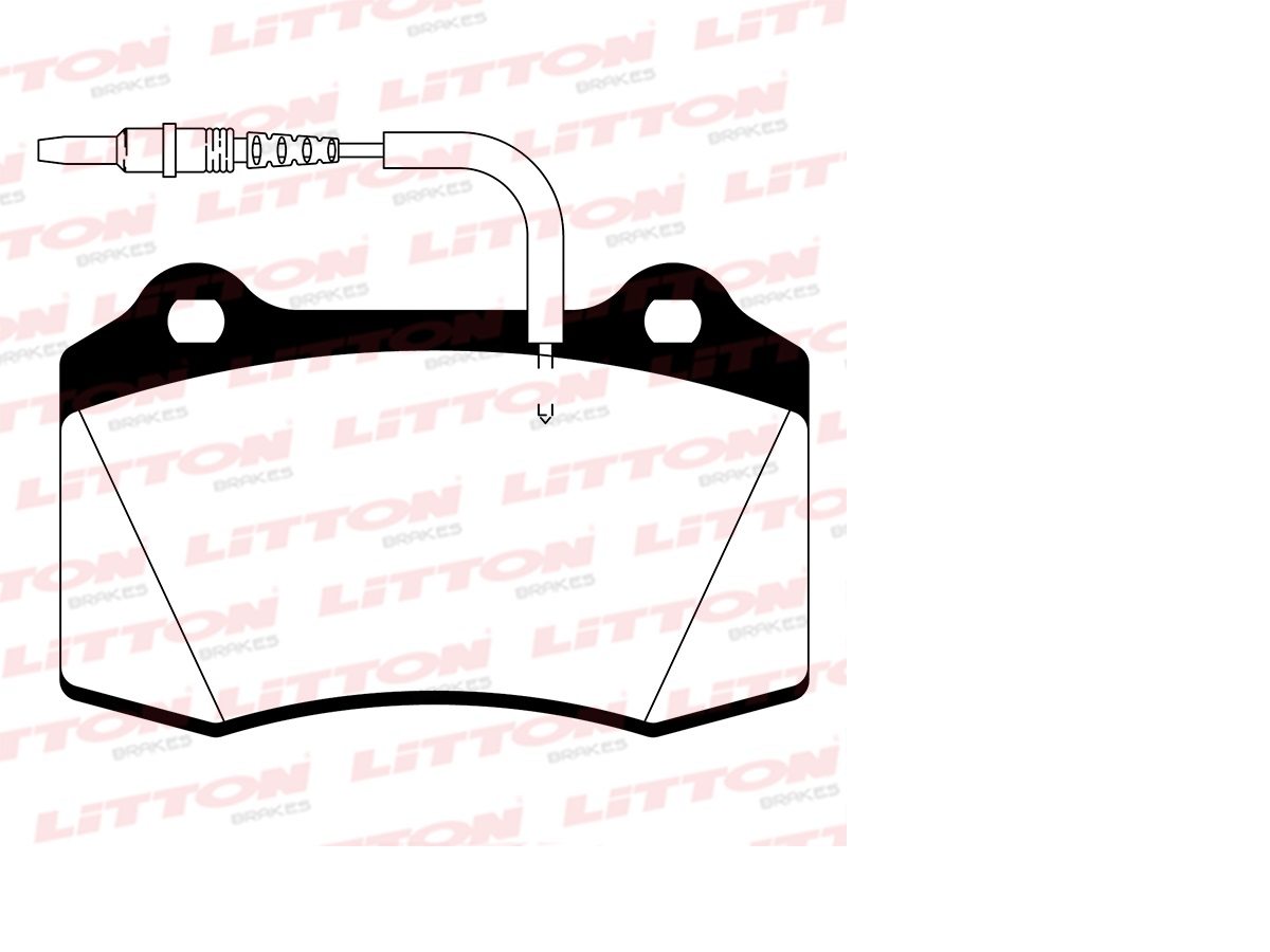 PASTILLAS FRENO DELANTERAS PEUGEOT 406 COUPE BREACK ARGENTINAS [LITTON]