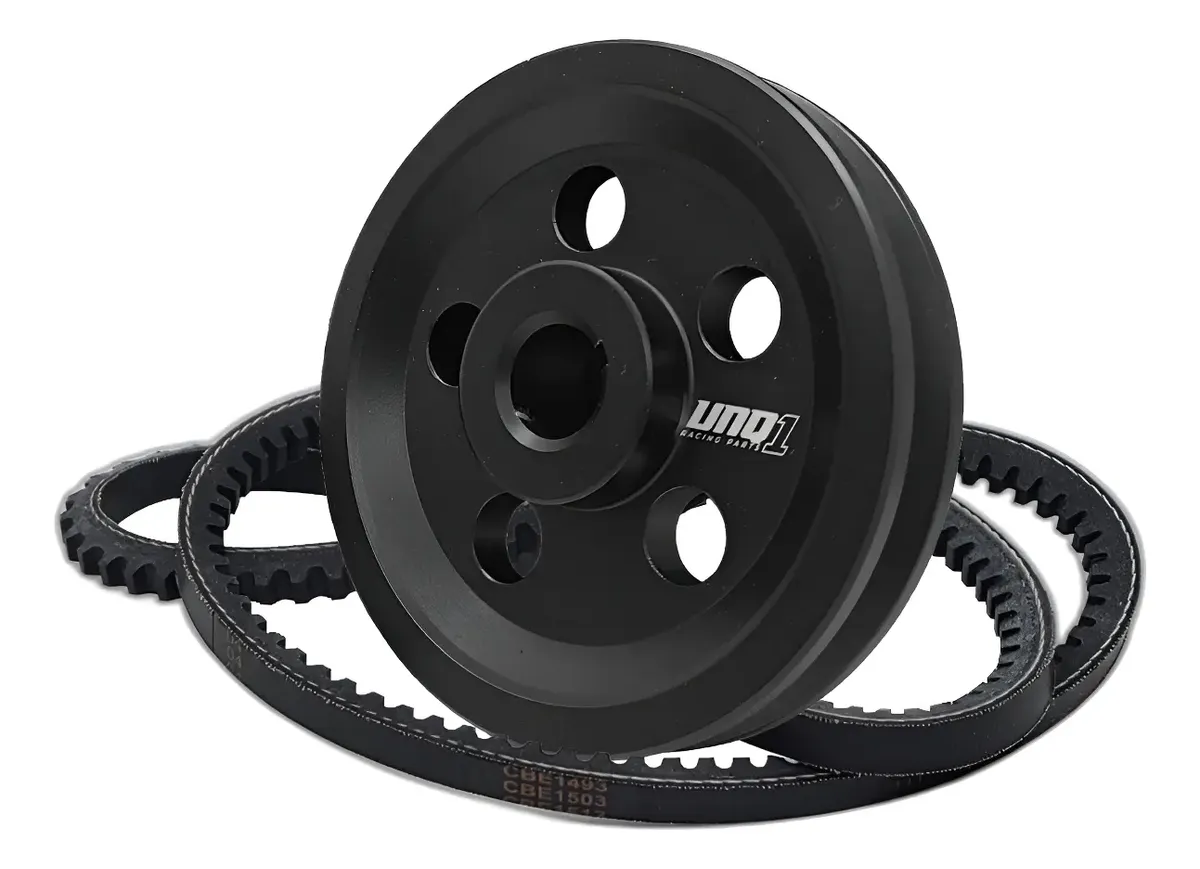 Polea de Alternador para Fusca / Motores VW Refrigerados por Aire – Unique1 + Correa V 910
