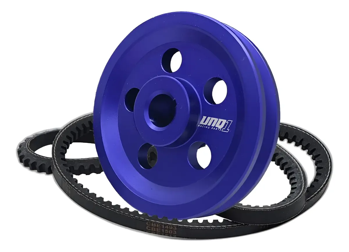 Polea de Alternador para Fusca / Motores VW Refrigerados por Aire – Unique1 + Correa V 910
