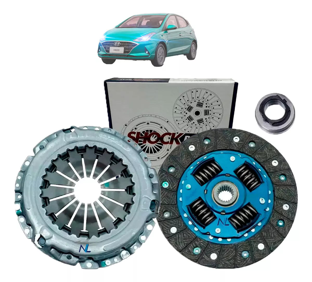 Kit Completo de Embrague con Cojinete Hyundai Hb20 1.6 S/x
