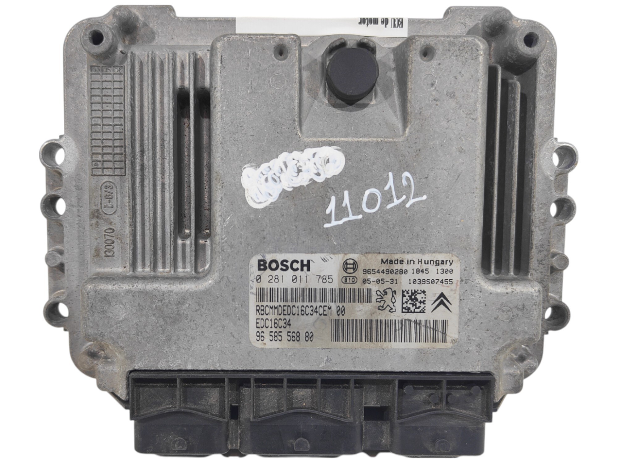 ECU de motor Citroen C2 1.4 HDI , Ref: 11012-K3C12