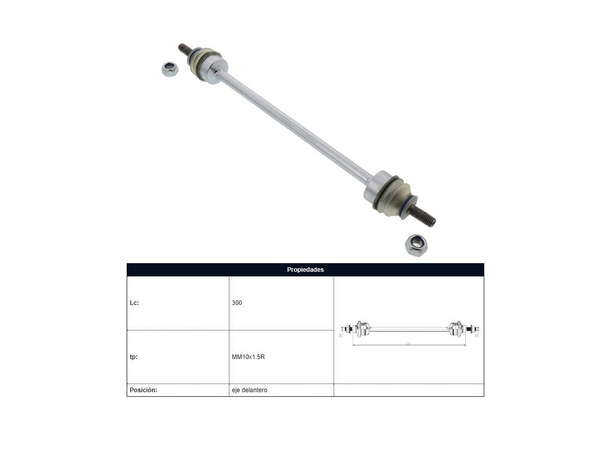 Bieleta Citroen Ax, Peug 106 86-98 Der/Izq