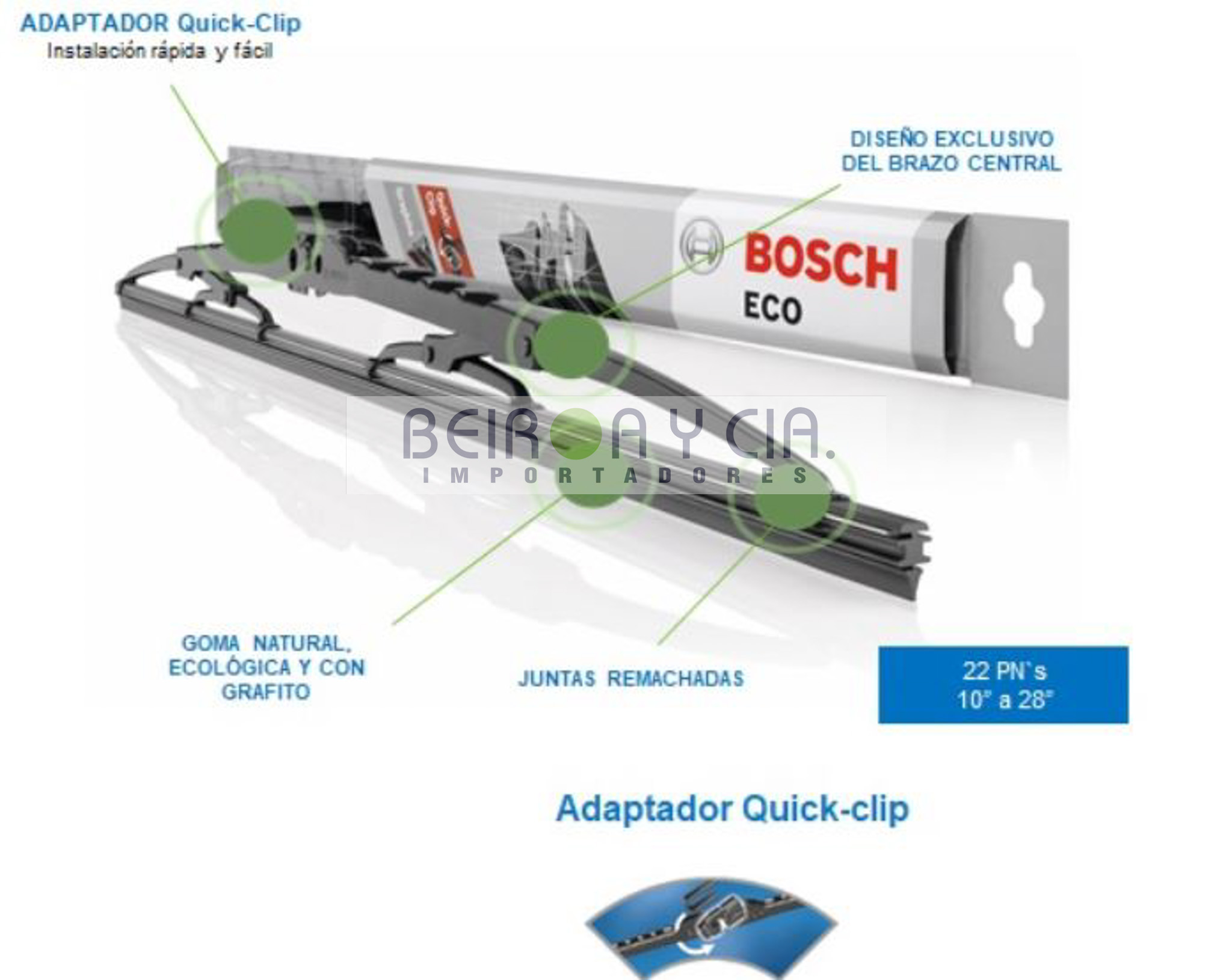 ESCOBILLA BOSCH 28″ 70CM ECO S028