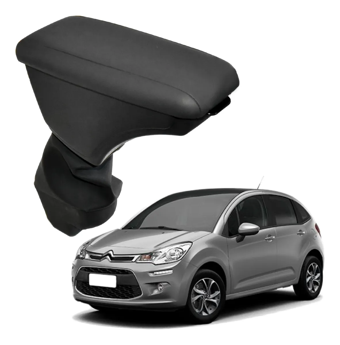 Accesorio de apoyabrazos de cuero para Citroën C3 (modelos 2011 y posteriores)
