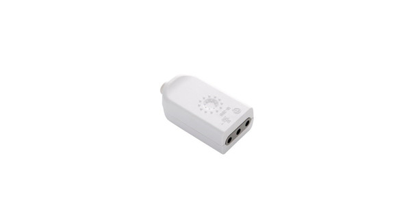 FICHA HEMBRA BLANCA 3 EN LINEA 10AMP C/SEGURO