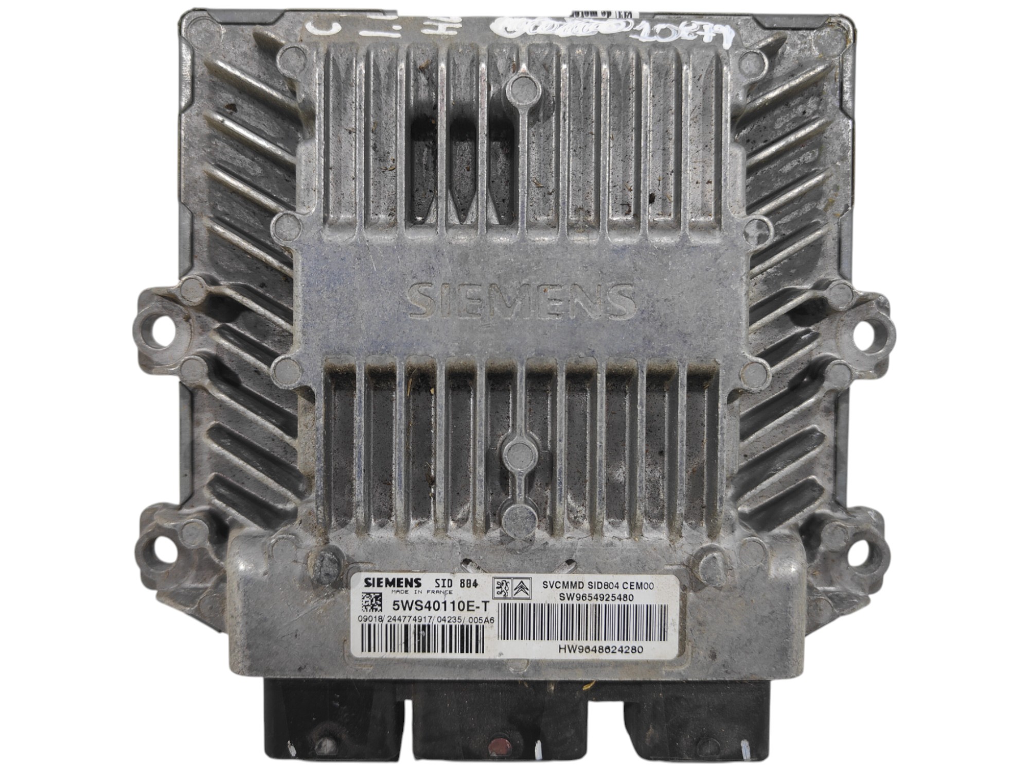 ECU de motor Citroen C3 1.4 HDI , Ref: 10879-K3B5