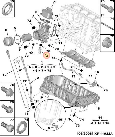 BULBO PRESION ACEITE CITROEN PEUGEOT 206 307 C3 PICASSO EXPERT JUMPY B9 [FAE]