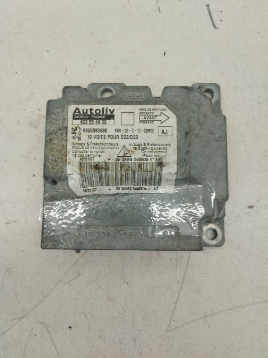 Centralita Airbag Peugeot 407 2004-2011 Sport 2.0L 103kW 9655880880