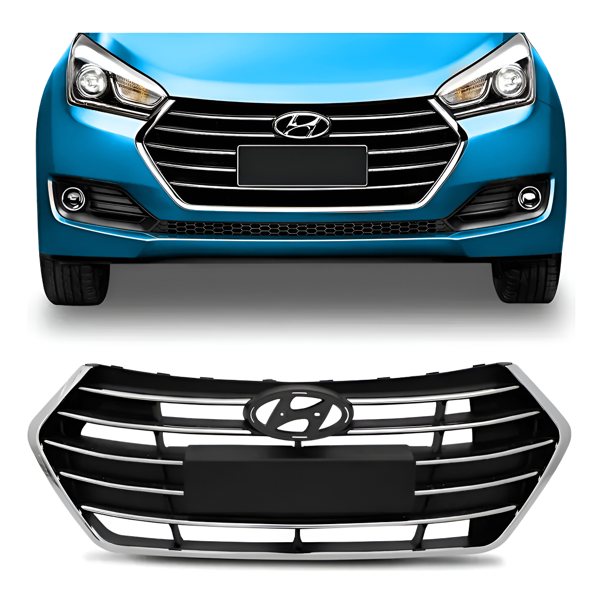 Parrilla Delantera Hyundai HB20 Sedan