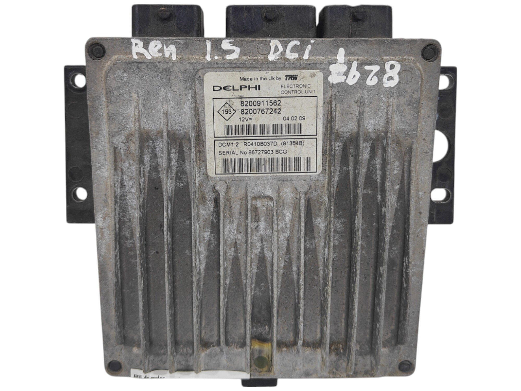ECU de motor Renault CLIO II 1.5 DCI 65HP 2004, Ref: 8297-K2B11
