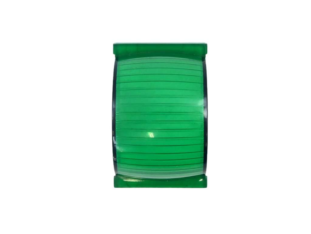Acrílico universal rectangular con protección verde