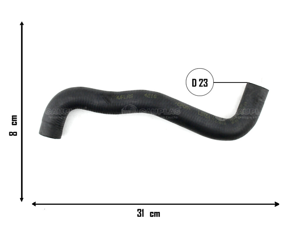CAÑO VOLKSWAGEN POLO CLASSIC-CADDY INTERMEDIO CAUPLAS