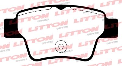 PASTILLAS FRENO TRASERAS PEUGEOT CITROEN C4 307 ARGENTINAS [LITTON]