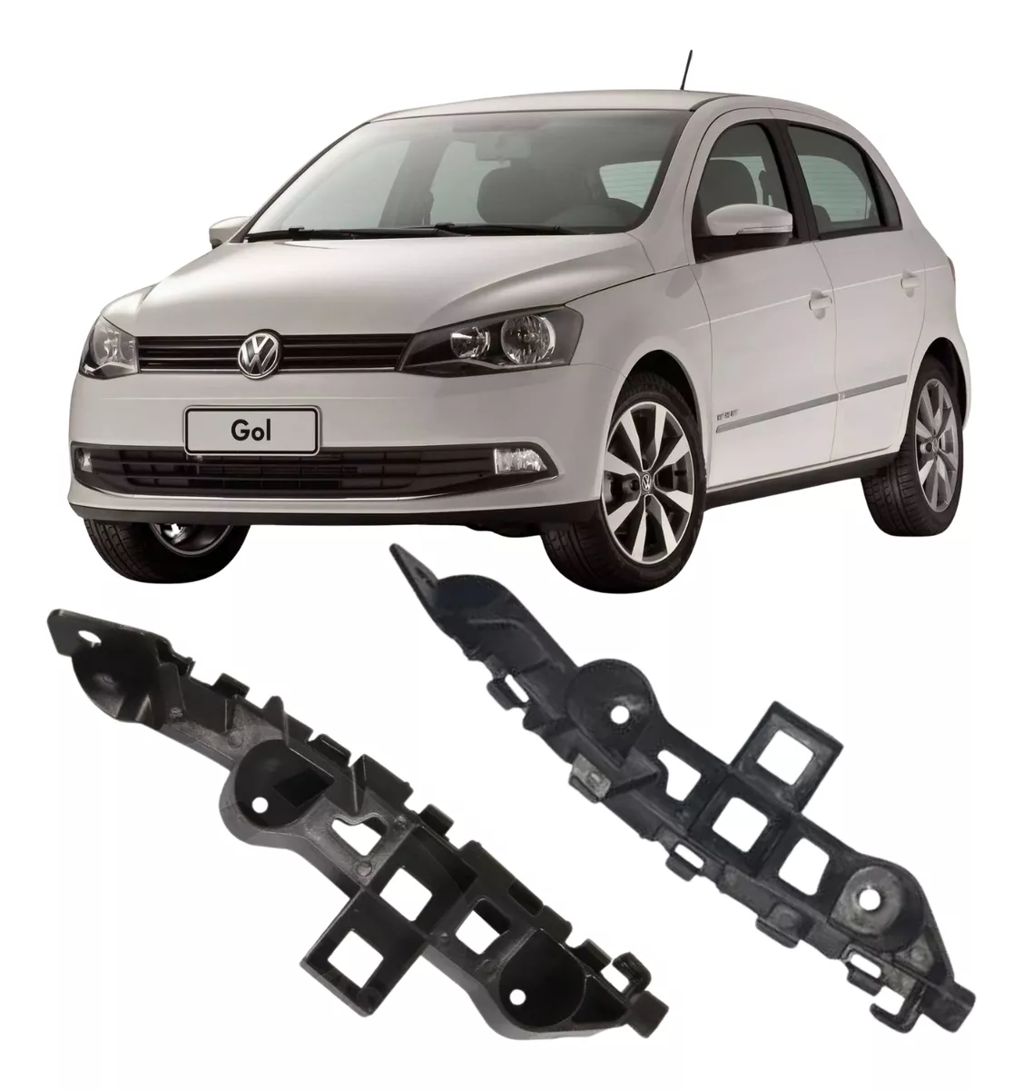 Kit de guías de paragolpes delantero