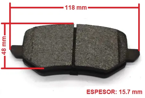 Pastillas de freno traseras