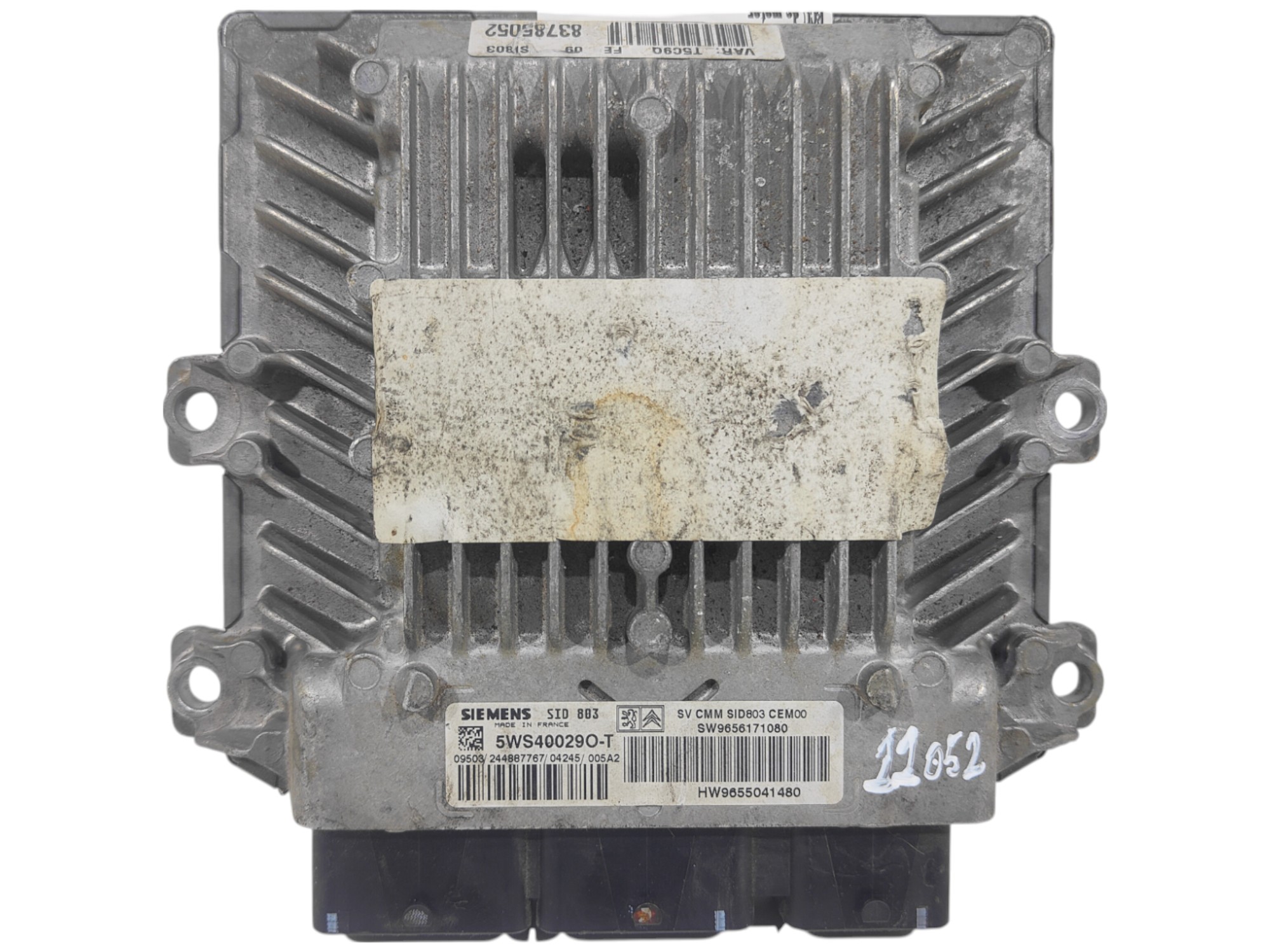 ECU de motor Peugeot 307 2.0 HDI , Ref: 11052-K3C9