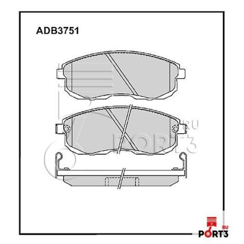 JGO. PASTILLAS FRENO NISSAN SENTRA B16 2010... B17 2014... 137X53X17MM IC -IMD15