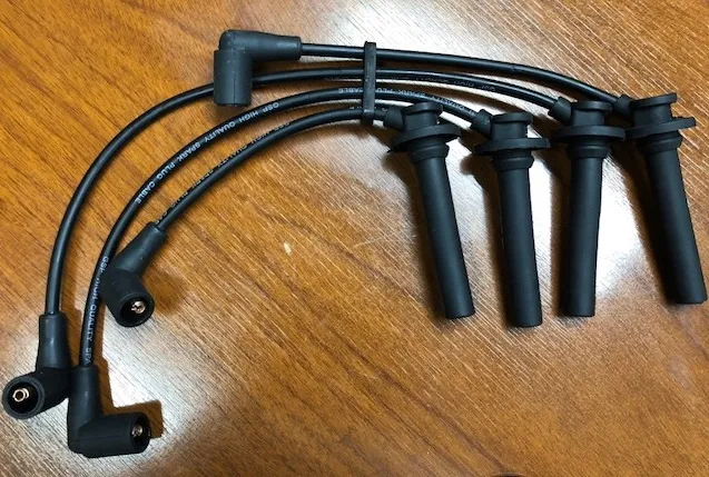 Juego de cables de bujías para Chery QQ 4 cilindros, con conector macho, sistema de encendido Magneti Marelli