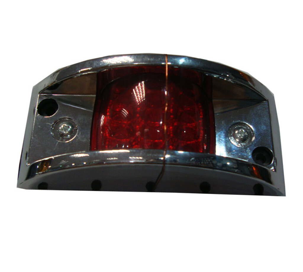 FARO LED - LATERAL ROJO 12-24V CROMADO