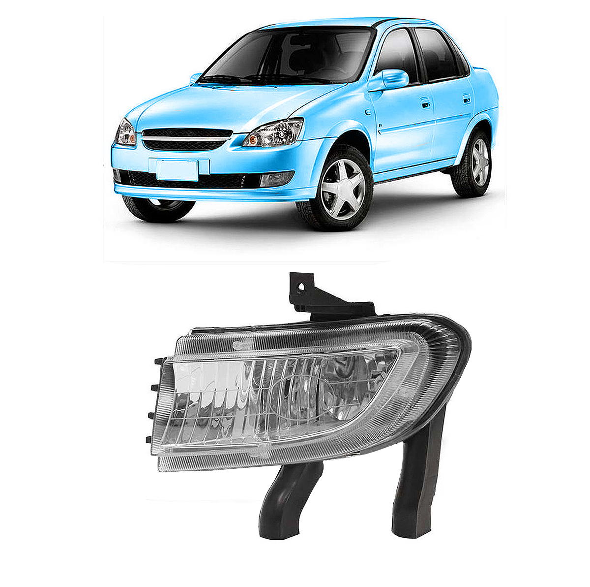 Faro Auxiliar Caminero Izquierdo Chevrolet Classic 2011 2016