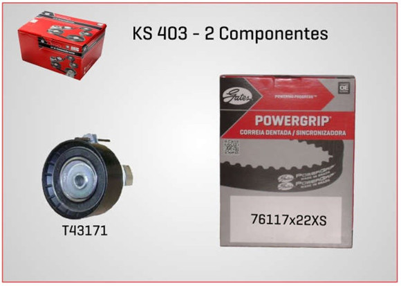 KIT DE DISTRIBUCION FORD FIESTA/ECOSPORT MOTOR SIGMA 1.6