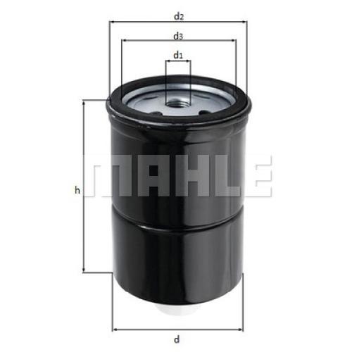 FILTRO GAS OIL VW FORD SEDIMENTADOR CON AGUJERO SIN SENSOR WK854/1 PSD965 MAHLE
