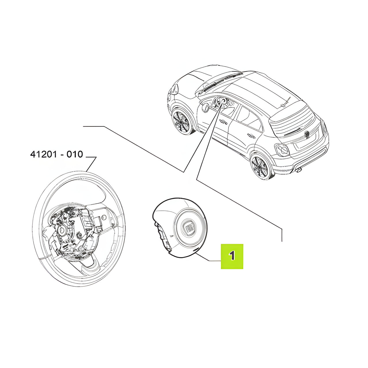 AIRBAG CONDUCTOR -ORIGINAL