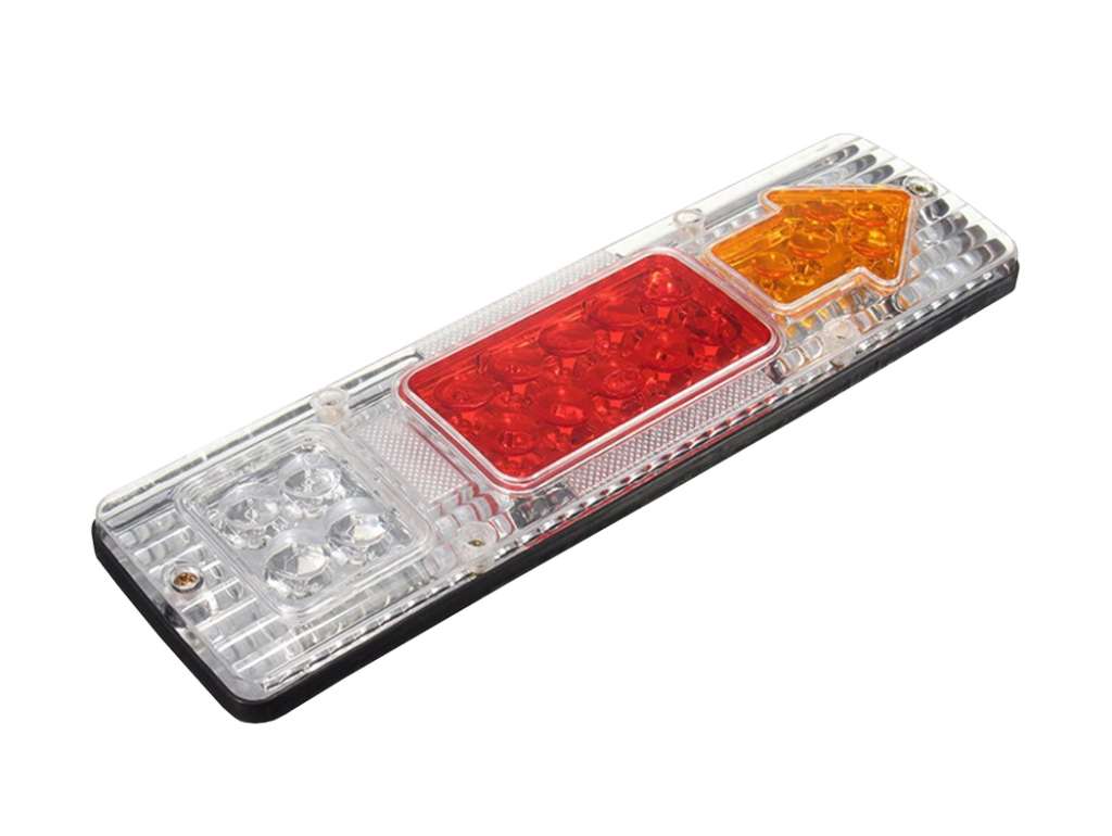 Faro trasero universal rectangular 19 LEDs 300mm