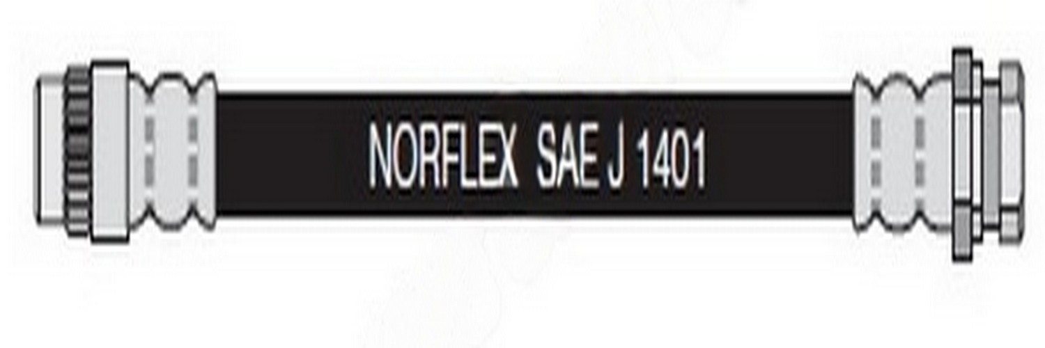 Manguera de freno flexible trasera