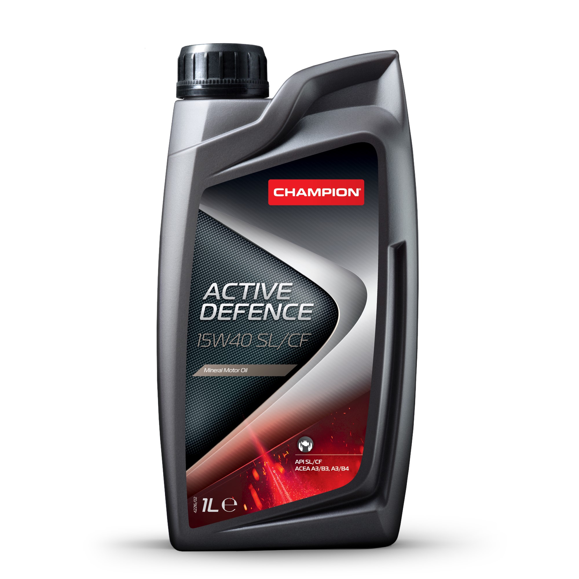 ACEITE 15W40 MINERAL CHAMPION ACTIVE DEFENCE BIDON DE 1 LITROS [CHAMPION LUBRICANTES]