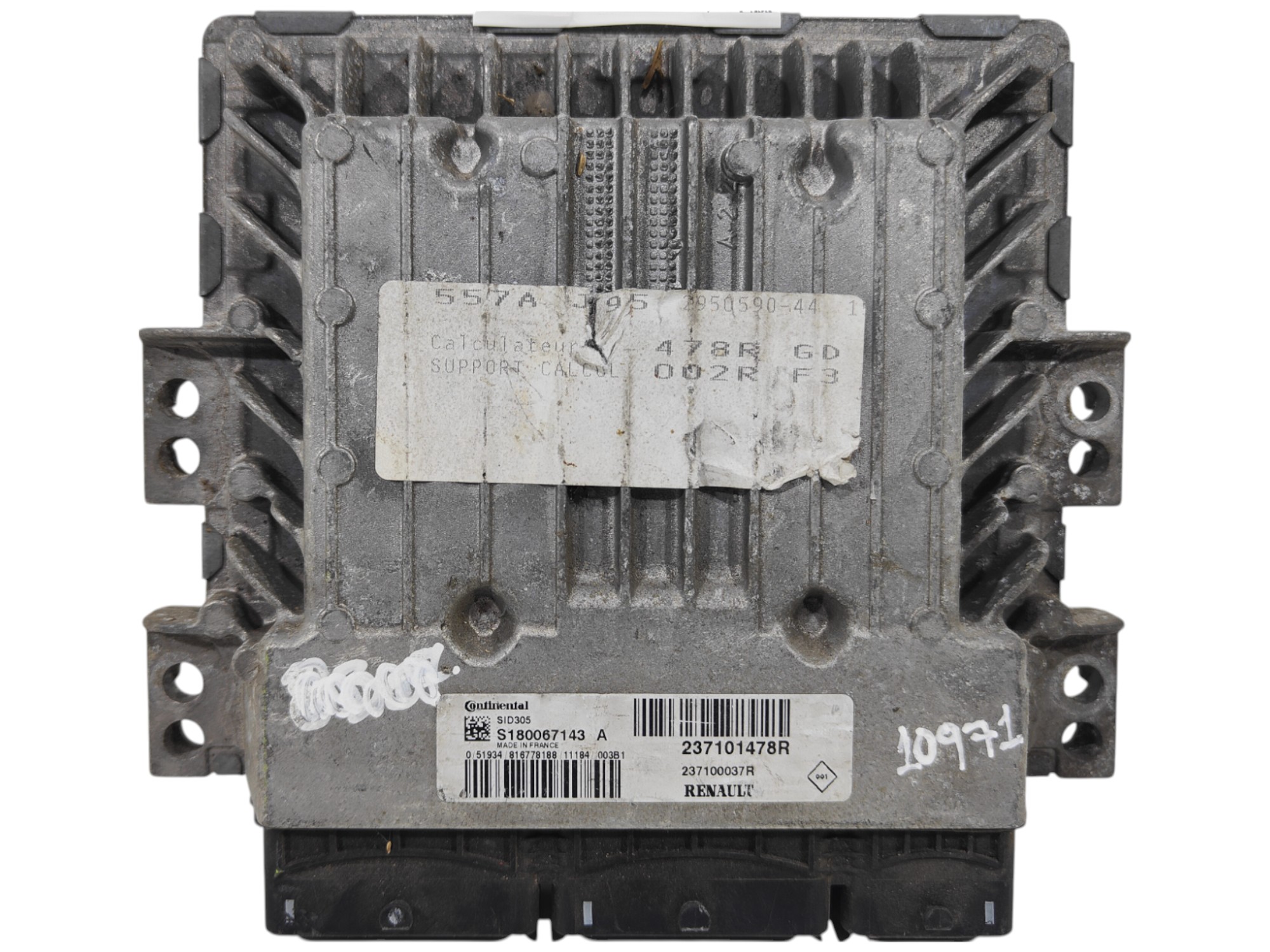 ECU de motor Renault MEGANE III SCENIC 1.5 DCI 110HP , Ref: 10971-K3B10