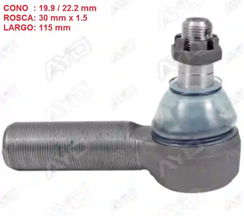 PUNTERO 30 x 19.9 x 22.2 DER MB 1513