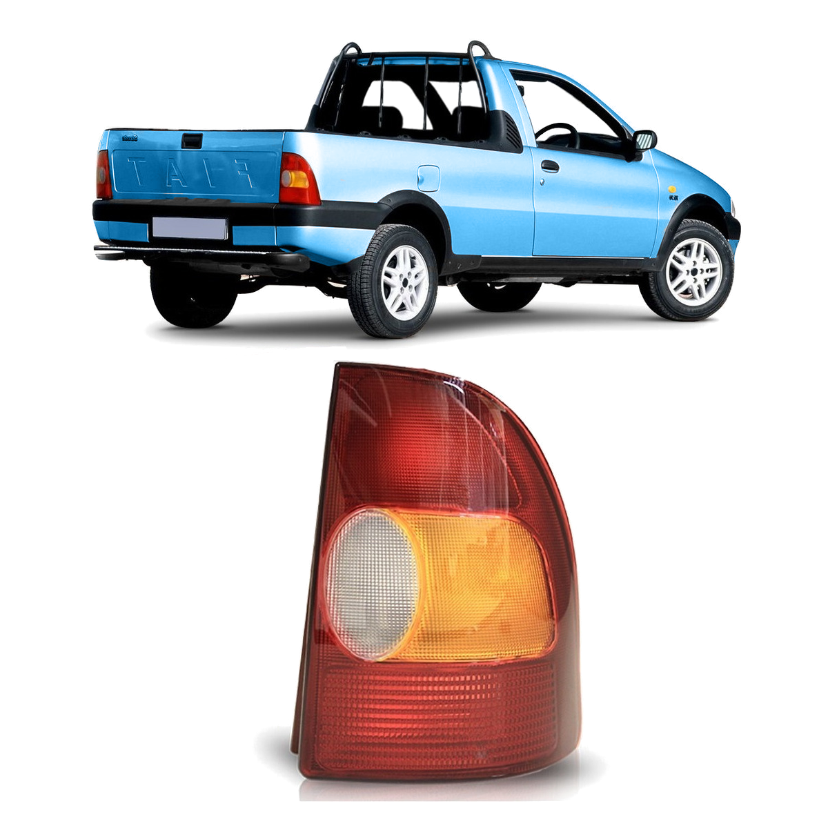 Faro Trasero Derecho Fiat Strada 1996  2000