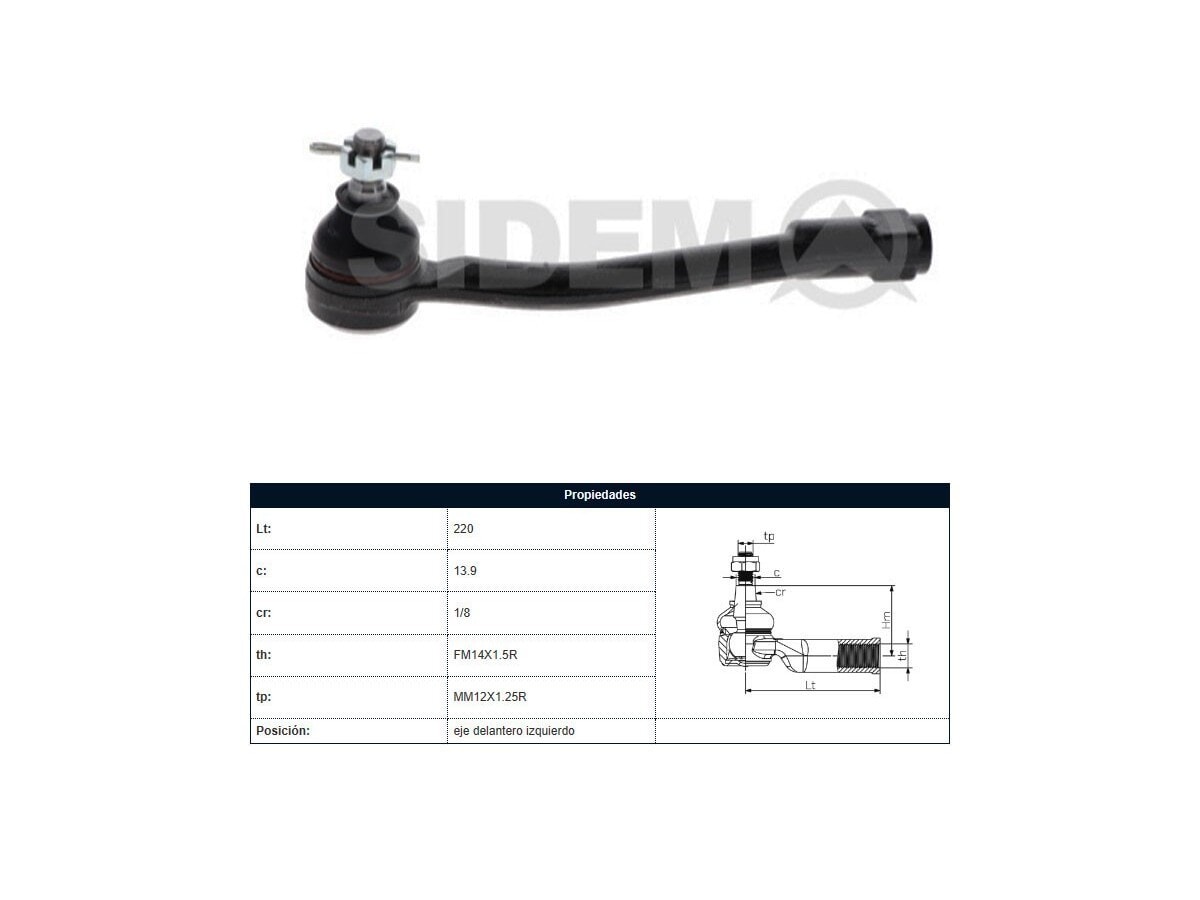 Puntero Hyundai H1 Carroceria Tq Starex 05-25 Izq