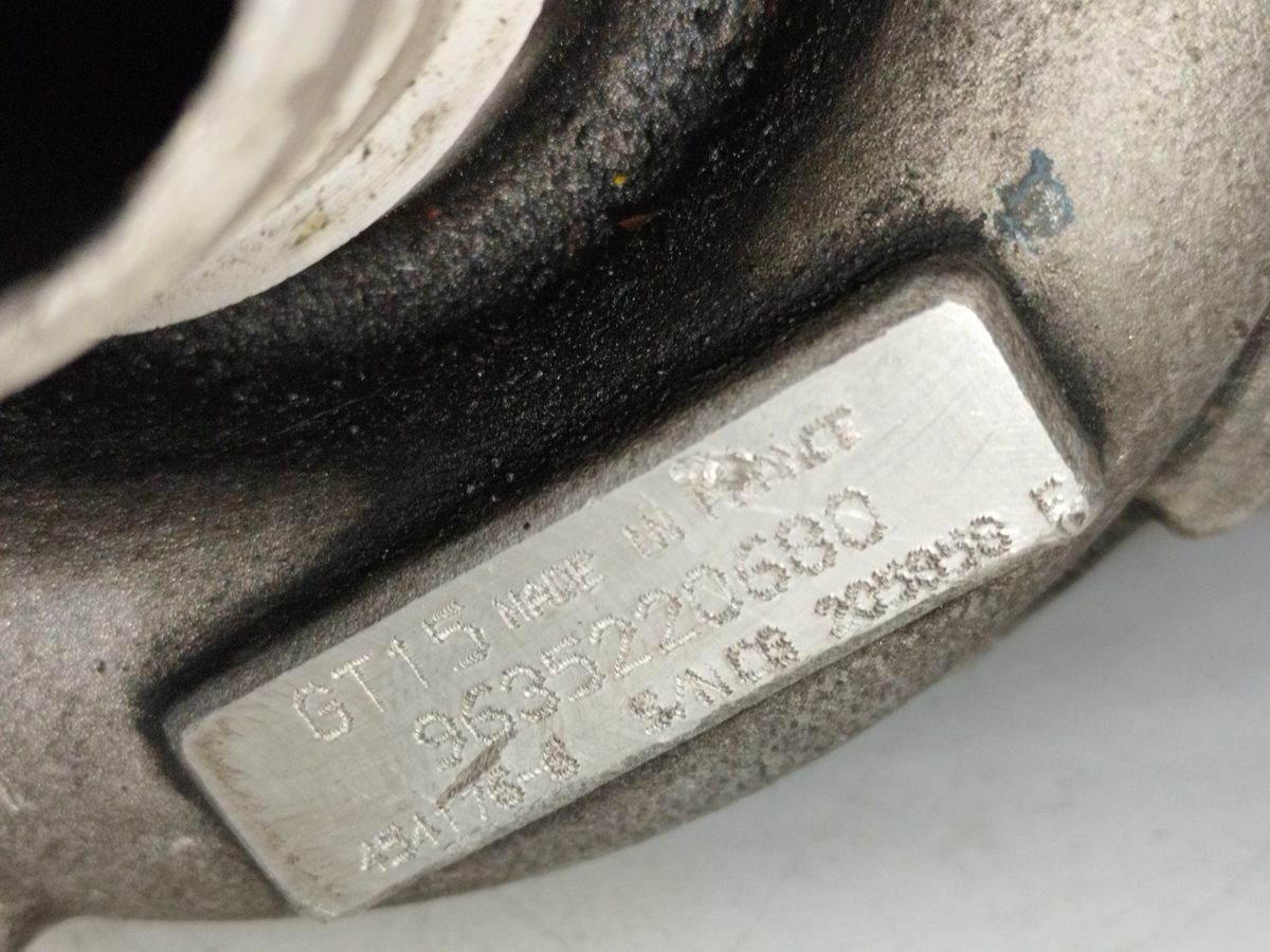 Turbocompresor Citroën Xsara Berlina 1997-2005 1.9 Turbodiesel 1.9L 66kW 9635220680