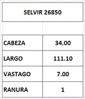VALVULA ADM DAIHATSU CUORE 92 EVERPHONE