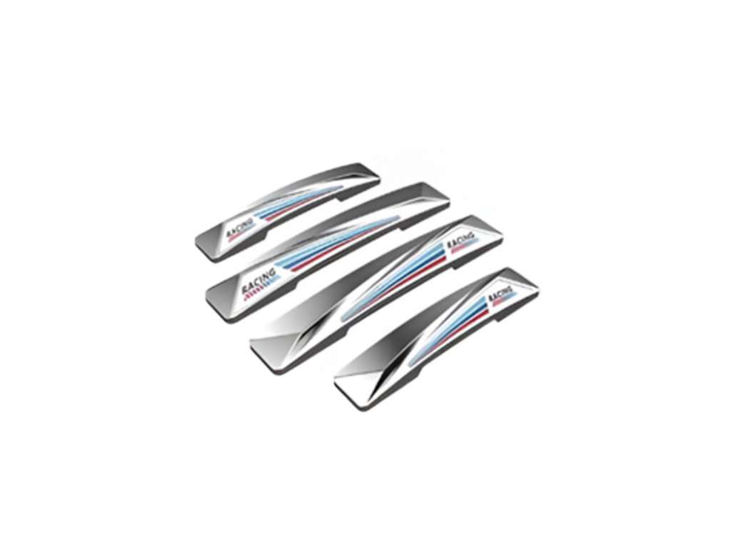 PROTECTOR JGO. UNIV. PUERTA NEGRO/CROMADO 4PCS
