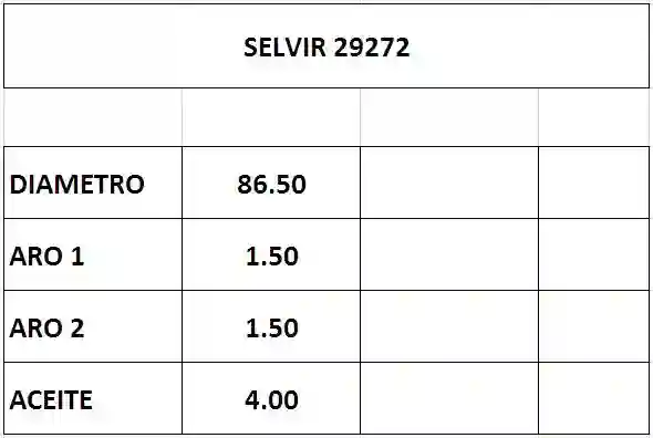 AROS  86.5mm HYUNDAI H100-L200 N  STD CTI