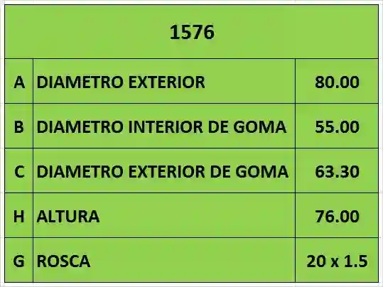 FILTRO ACEITE 20 x 1.5 HONDA-SUBARU-RENAULT PH3508