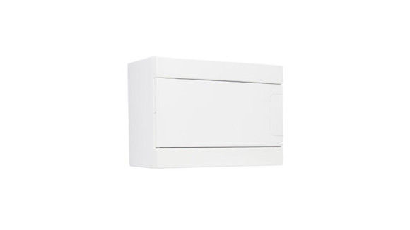 TABLERO EXTERIOR 8 MODULOS BASE Y TAPA BLANCA