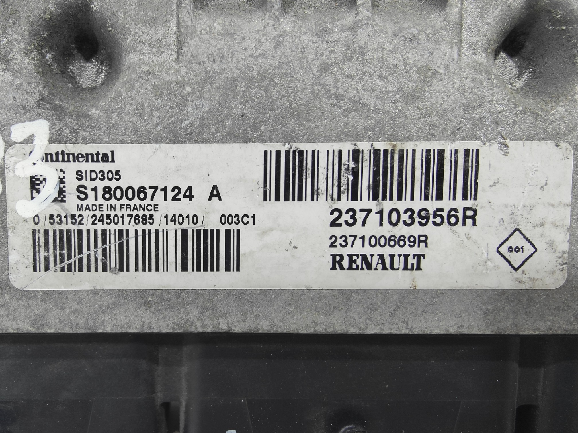 ECU de motor Renault SCENIC 1.5 DCI , Ref: 8283-K3B10