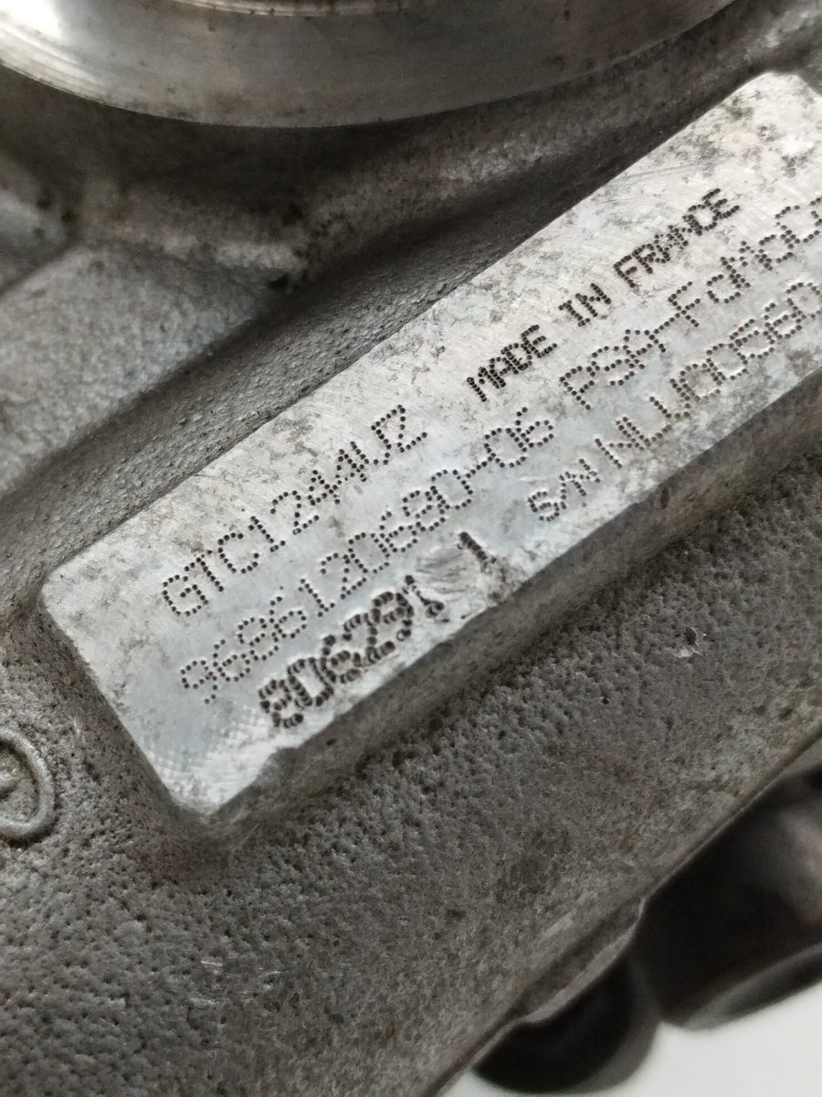 Turbocompresor Peugeot 308 2013-2021 Access 1.6L 85kW 9686120680