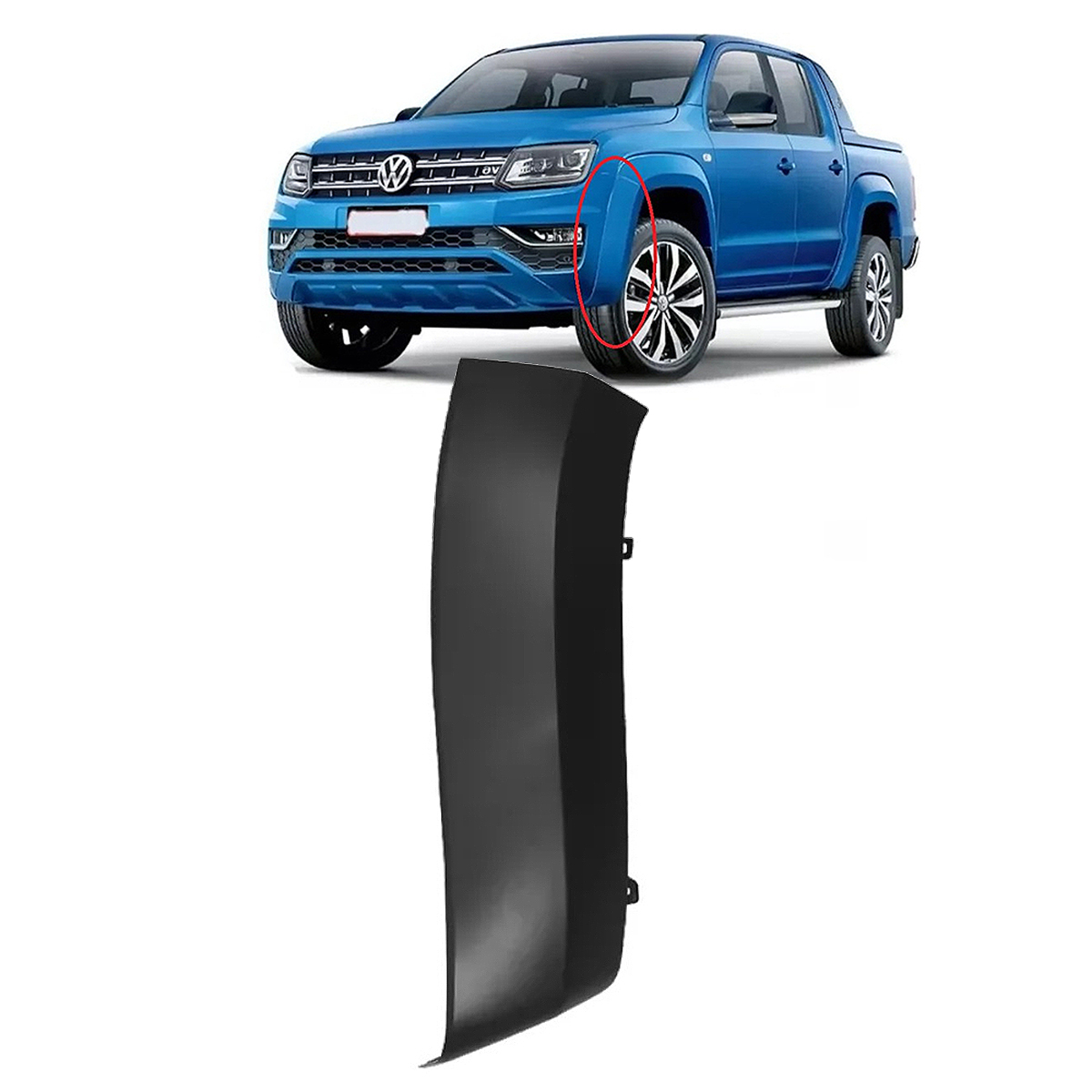 Fender Delantero Izquierdo de Paragolpe VW Amarok 2018 2025