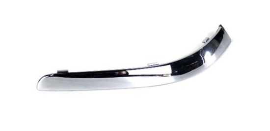 Moldura de paragolpe trasero izquierdo cromada