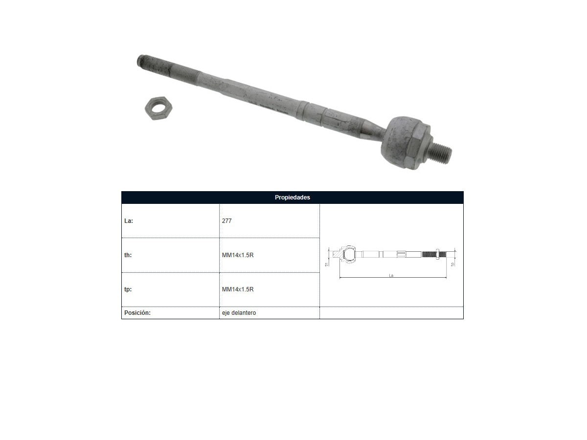 Mate Citroen C4, Peug 308 Sw/3008/308/5008 10-25 Der/Izq