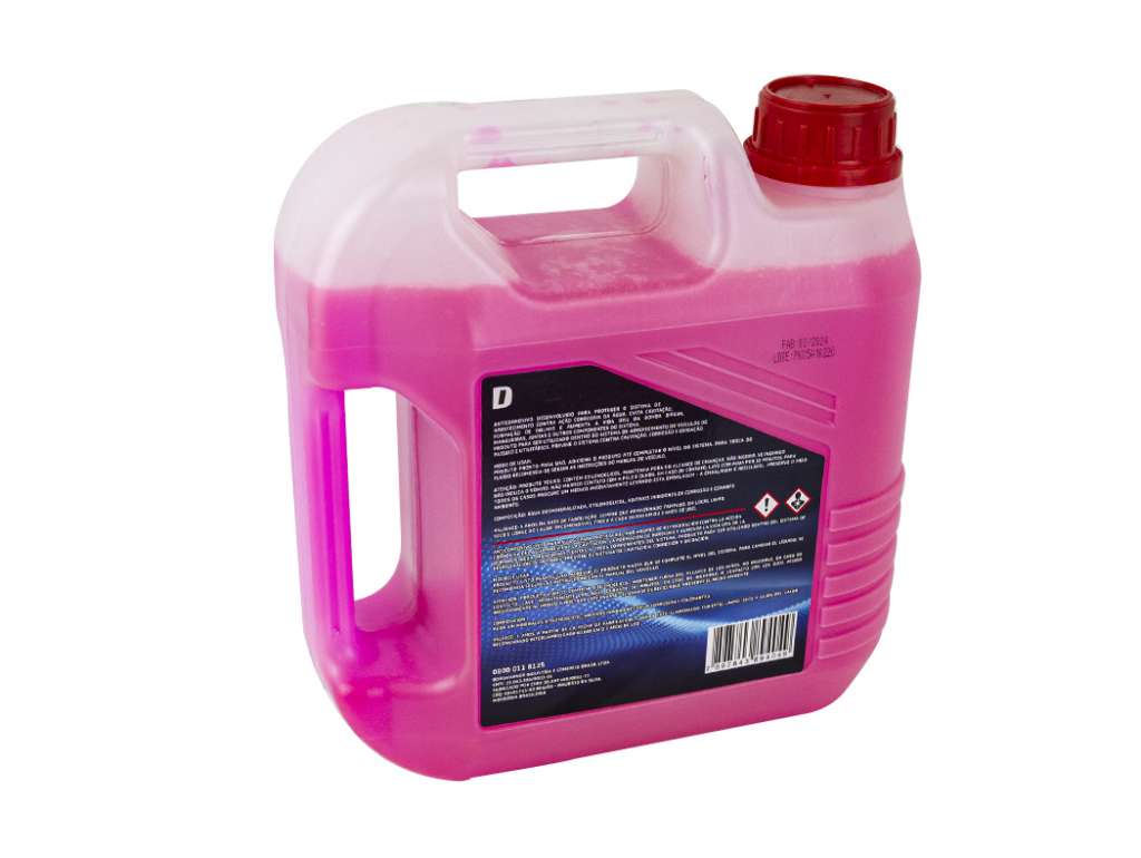 LIQUIDO REFRIGERANTE UNIV. 4 LITROS LISTO PARA USO ROSA