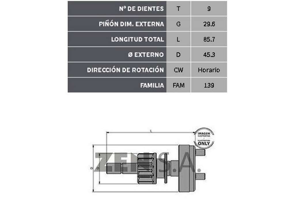 BENDIX BOSCH TO COROLLA 2.0 15/ 9D